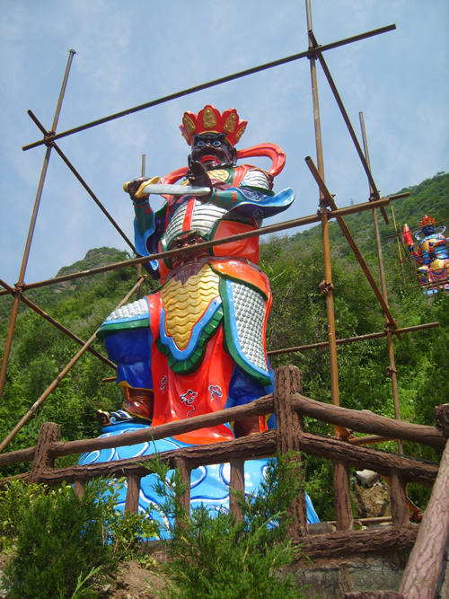 鳳縣消災(zāi)寺四大天王雕塑