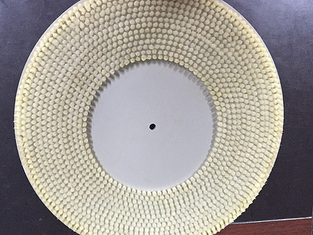 Single-sided scanning disc