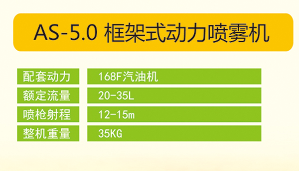 AS-5.0框架式動力噴霧機(jī)