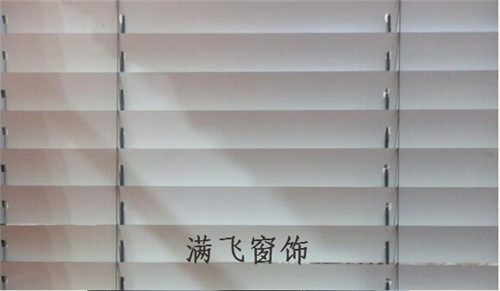 80mm電動鋁百葉白色|滿飛產品展廳-上海滿飛智能窗飾有限公司