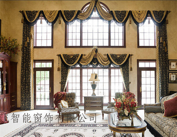 別墅布藝|開合簾系列-上海滿飛智能窗飾有限公司